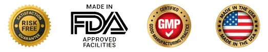 LungZen GMP Certified Manufacturing & Quality Assurance Badges